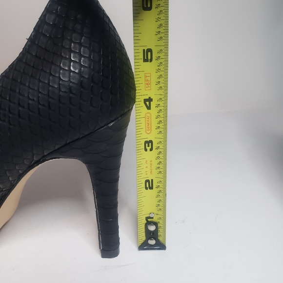 MIA Black Textured Byanka Pointed-toe Heel Size 7.5 - Picture 14 of 14